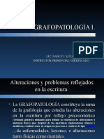 Grafopatologia I.