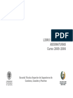 Libro de Fichas de Asignaturas Curso 2005-2006: Escuela Técnica Superior de Ingenieros de Caminos, Canales y Puertos