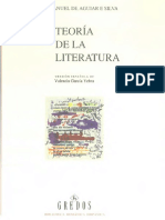 Aguiar E Silva, Vitor Manuel (DE) - Teoría de La Literatura