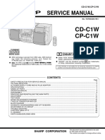 Sharp MC CD-c1w Cp-c1w