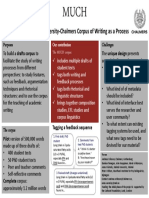 The Malmö University-Chalmers Corpus of Writing As A Process