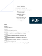 Pedagogia Vigotsky Pensamiento y Lenguaje PDF