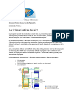 La Climatisation Solaire