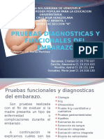 Pruebas Diagnositcas y Funcionales Del Embarazo