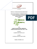 Constitucionalismo Ambiental-Constitucion Politica De1979 y 1993 (Trabajo)