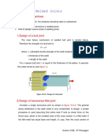 Design of Welded Joints