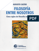 La Filosofía Entre Nosotros Cinco Siglos de Filosofía en El Perú