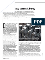 On Democracy Versus Liberty February 2011