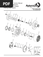 Auburn Single Reduction Wheel Drives With Integral Parking Brake Option