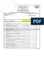 Instructional Supervision Tool Template