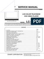 LC-20DV20U: LCD Color Television/ DVD Video Player