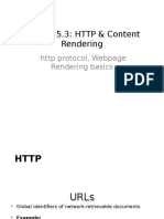 Module 5.3: HTTP & Content Rendering