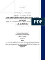 This Form of Sub-Contract Is Issued by The Construction Industry Federation, Construction House, Canal Road, Dublin