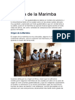 Historia de La Marimba