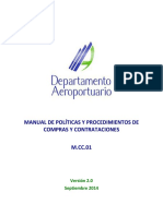 m.cc.01 Manual de Politicas y Procedimientos de Compras y Contrataciones