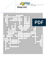 Sheep Unit Terms Crossword