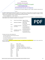 Adverbios Direccionales