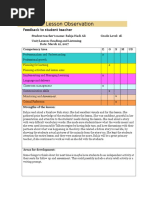 Lesson Observation Bahja