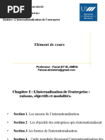 Element de Cours Internationalisation Des Entreprises.F.AITELAMRIA - Cours PDF