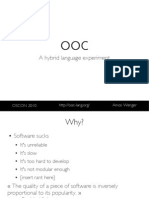 A Hybrid Language Experiment: OSCON 2010 Amos Wenger