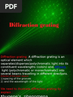 Diffraction Grating Slide