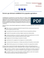 Factores Que Afectan La Viabilidad de Los Pequeños Agricultores