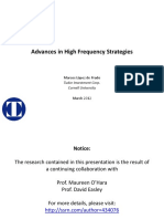 Advances in HFT