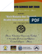 Report On Malaria Prevention Through Sports and Education