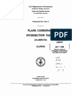 Illinois State Plane Coordinate Tables