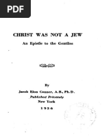 Christ Was Not A Jew - Jacob - Elon - Conner-1936