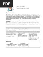 Name: Sydney Bull Grade: Kindergarten/ Grade 1 Draft Unit Planning Template