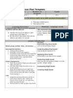 Letter H Lesson Plan