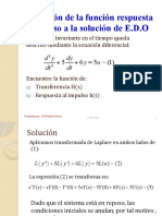 Aplicación de La Función Respuesta Al Impulso