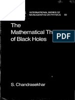 Chandrasekhar S. The Mathematical Theory of Black Holes