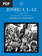 (Thomas B. Dozeman) Joshua 1-12 A New Translation