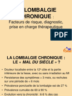 La Lombalgie Chronique