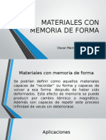 Materiales Con Memoria de Forma