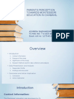 PARENTS PERCEPTION TOWARDS MONTESSORI EDUCATION IN CHABAHIL Ashmira