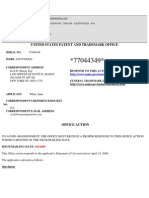 Santogold - Trademark Letter As of Date of Suit