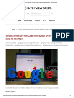 Google Product Manager Interview - What To Expect and How To Prepare - InterviewSteps