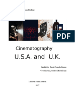 Cinematography: U.S.A. and U.K