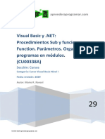 CU00338A Visual Basic Procedimientos Sub y Funciones Function Parametros PDF