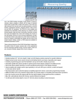 DT-501X Panel Meter Tachometer: Features