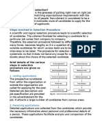 What Is Process of Selection