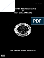 IRC - 075-1979 Design of High Embankments PDF