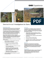 Geotechnical Investigations For Dams