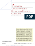 C: R P G: Eripartum Ardiomyopathy Eview and Ractice Uidelines