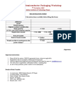 Advanced Semiconductor Packaging Workshop: 7 November, 2015 Indian Institute of Technology Ropar