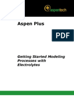 Aspen-Getting Started Modeling Processes With Electrolytes