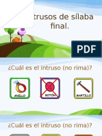 Intrusos Silaba Final